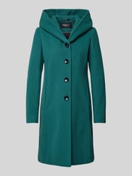 Lange jas met capuchon, model 'Bella' van Milo Coats Groen - 44