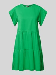 Mini-jurk in laagjeslook, model 'SUMMER' van Vila Groen - 45