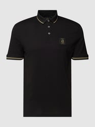 Poloshirt mit kontrastiven Abschlüssen von ARMANI EXCHANGE Schwarz - 8