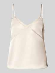 Regular Fit Trägertop mit Spitzenbesatz Modell 'RAYA' von ONLY Beige - 1