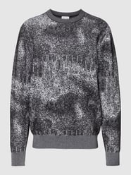 Sweatshirt mit Label-Detail Modell 'FANCY JACQUARD' von CK Calvin Klein Schwarz - 19