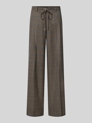 Stoffhose mit Bügelfalte und Kordelzug von MORE & MORE - 13