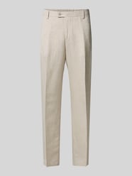 Relaxed fit linnen broek met elastische band van Antony Morato Beige - 24