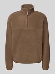 Sweter z polaru z kołnierzem zapinanym od MCNEAL - 34