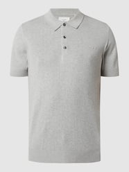 Koszulka polo o kroju regular fit z bawełny ekologicznej  od Ben Sherman Szary - 32