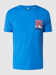 T-Shirt mit Print  von edc By Esprit Blau - 14