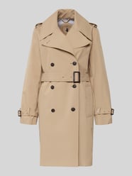 Regular fit trenchcoat met afneembare stoffen riem model 'Talya' van Save The Duck Beige - 28