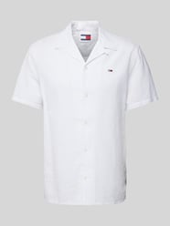 Regular Fit Freizeithemd mit Label-Stitching von Tommy Jeans Weiß - 14