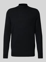 Pullover van merinowol met opstaande kraag van Profuomo - 9