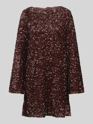 Paillettenkleid mit Rückenausschnitt Modell 'PCKAMMY' von PIECES - 36