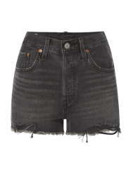 High Rise Jeansshorts aus Baumwolle Modell '501' von Levi's® - 32