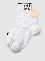 Socken im 2er-Pack Modell 'PLACED LOGO SHORT SOCK 2P' von Puma Weiß - 3