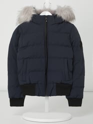 Steppjacke mit abnehmbarem Webpelz Modell 'Niver' von CARS JEANS Blau - 34