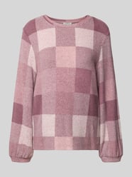 Regular Fit Langarmshirt aus Viskose-Mix von Tom Tailor Pink - 17