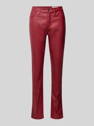 Slim Fit Slim Leg Jeans mit Baumwolle Modell 'BETSY' von s.Oliver RED LABEL Rot - 10