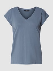 T-shirt met V-hals, model 'FILLI' van Vero Moda Blauw / turquoise - 33
