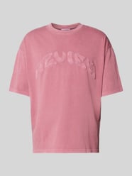 T-Shirt mit Label-Stitching von REVIEW Pink - 13