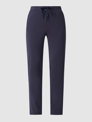 Loungebroek met elastische band van Schiesser Blauw - 16