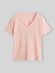 Regular Fit T-Shirt aus Baumwoll-Mix von GANT Pink - 4