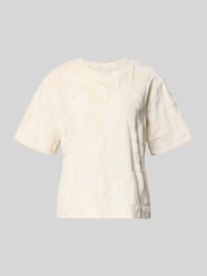t-shirt we wzór na całej powierzchni model 'NABI' od ICHI - 26