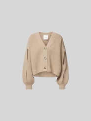 Oversized Cardigan mit Kaschmir-Anteil von Nanushka Beige - 19