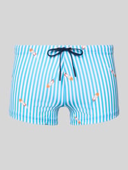Badehose im Allover-Look Modell 'Viareggio' von HOM - 41