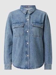 Overhemdjack van denim  van Esprit Blauw - 14