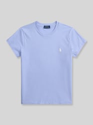 męski t-shirt o kroju regular fit z czystej bawełny od Polo Ralph Lauren - 8