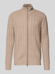 Strickjacke mit Kaschmir-Anteil von Christian Berg Men Beige - 10