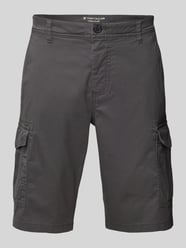 Szorty cargo o kroju regular fit z mieszanki bawełny i elastanu od Tom Tailor - 15