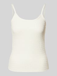 Top met bandjes en structuurmotief, model 'SNOW WHITE' van Vero Moda - 10