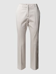 Broek met persplooien van s.Oliver BLACK LABEL Grijs / zwart - 23