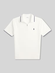 Koszulka polo o kroju regular fit z mieszanka bawełny z zamkiem błyskawicznym od Polo Ralph Lauren - 33