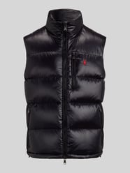 kamizelka pikowana o kroju regular fit z wyhaftowanym logo od Polo Ralph Lauren - 10