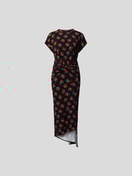Maxikleid in Wickel-Optik von Paco Rabanne Grau / Schwarz - 24