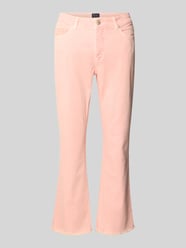 Regular fit jeans met franjes van Raffaello Rossi Fuchsia - 25