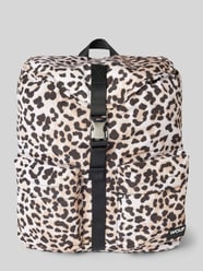 Rucksack mit Animal-Print Modell 'Kim' von WOUF Braun - 20