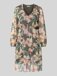 Knielanges Kleid mit V-Ausschnitt von ZABAIONE - 20