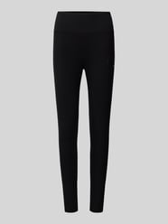 Skinny Fit Leggings mit Label-Detail von EA7 Emporio Armani Schwarz - 1