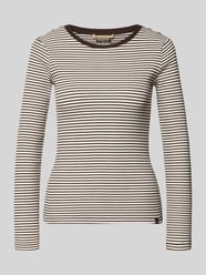 Longsleeve in Ripp-Optik mit Rundhalsausschnitt von Smith and Soul - 18