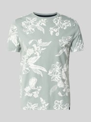 T-Shirt mit Rundhalsausschnitt und Label-Detail von LERROS - 22