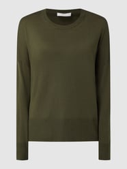 Pullover van een mix van zijde en katoen, model 'Tanaro' van MaxMara Leisure Groen - 22