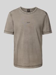 T-shirt z nadrukiem z logo model ‘Tokks’ od BOSS Orange - 14