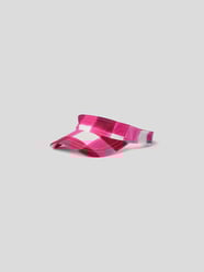 Visor Cap mit Vichy-Karo von MSGM Rot - 32