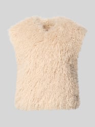 Weste aus Kunstfell Modell 'BETH' von OAKWOOD Beige - 13