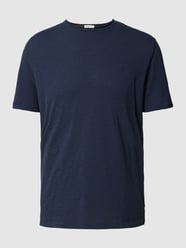 T-Shirt mit Rundhalsausschnitt von s.Oliver RED LABEL Blau - 48