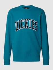 Sweatshirt mit Label-Stitching Modell 'AITKIN' von Dickies Türkis - 43