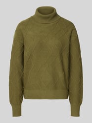Sweter z dzianiny z prążkowanymi wykończeniami model ‘Saturn’ od FREE/QUENT - 45