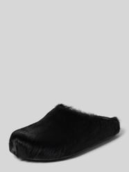 Pantoletten mit Fell-Besatz von Marni - 43