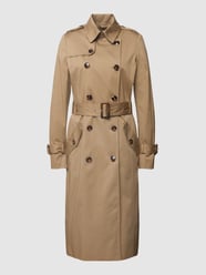 Trenchcoat mit Taillengürtel von Jake*s Collection Beige - 38